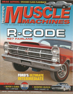HEMMINGS MUSCLE MACHINES 2013 JUNE - 427 R-CODE, NEW GT500, 300G, MAX WEDGE